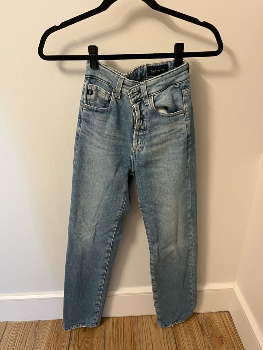 Ag Adriano Goldschmied Alexis Crop High Rise Vintage Jeans